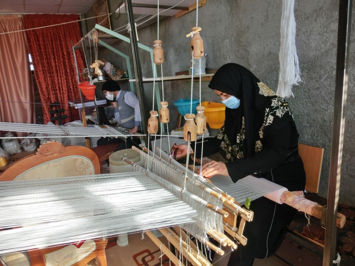 درآمدزایی پارچه بافی 
