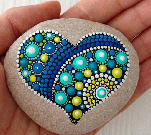 آموزش نقطه کوبی روی سنگ مصنوعی